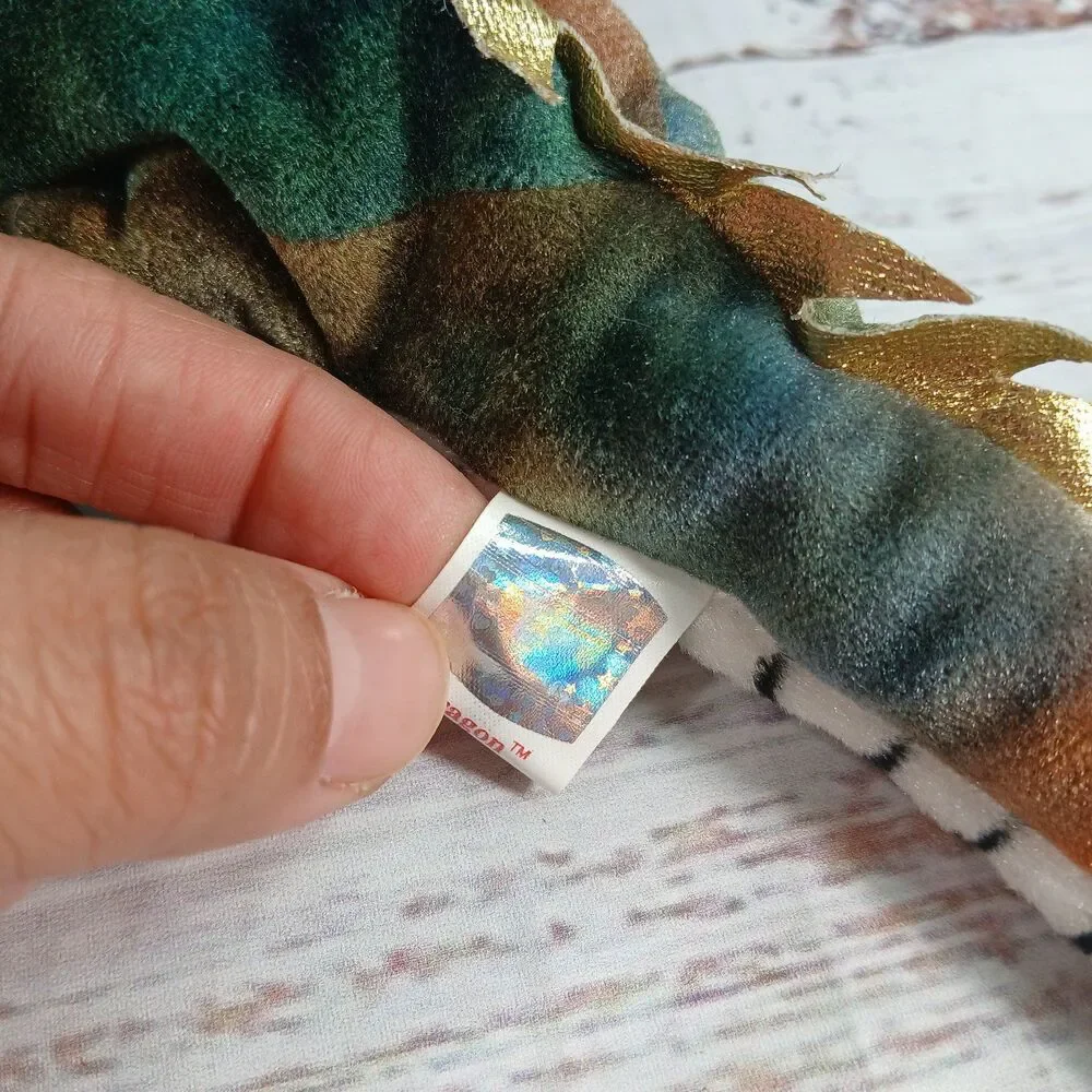 Ty Beanie Babies Zodiac Dragon original Rare - Picture 6 of 7
